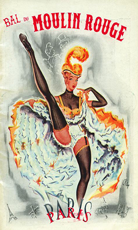 Affiche Moulin Rouge Okley 1956