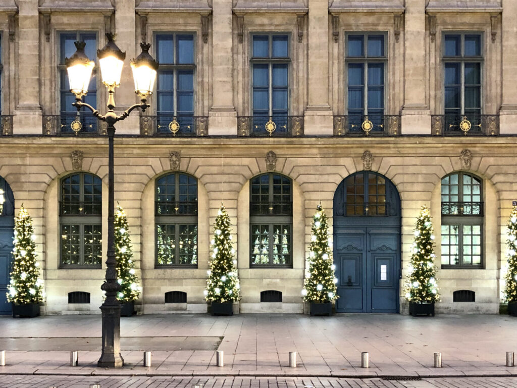 Place Vendôme Noël à Paris
